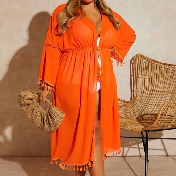 Coverup Kimono Dress - Picture 2 of 8